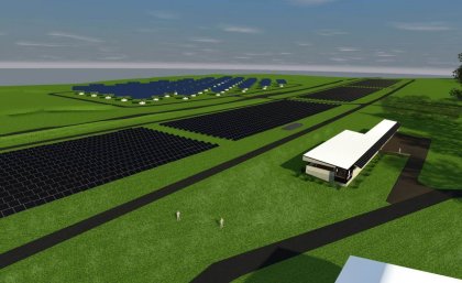 An artist's impression of the solar research facility at UQ Gatton on completion. Image: Wilson Architects An artist's impression of the solar research facility at UQ Gatton on completion. Image: Wilson Architects